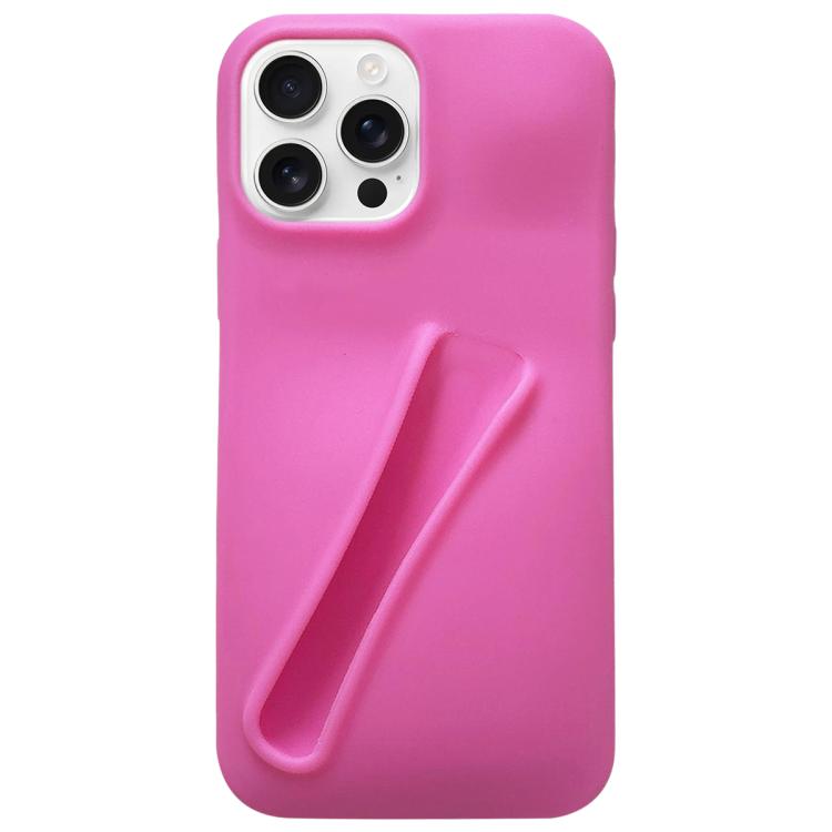 For iPhone 16 Pro Max Lipstick Silicone 3D Phone Case