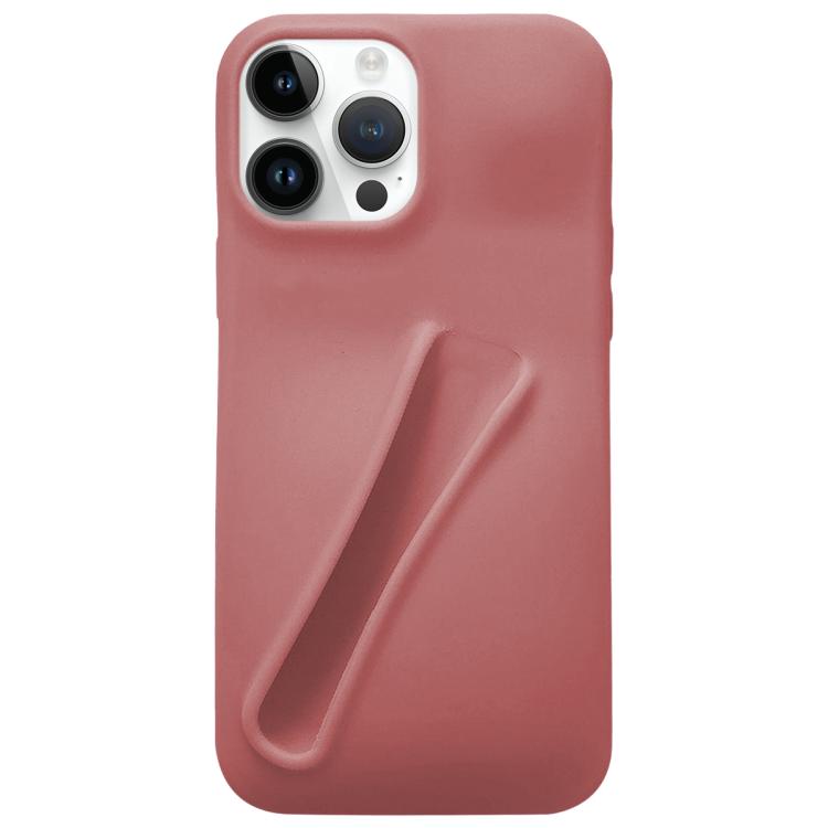 For iPhone 13 Pro Lipstick Silicone 3D Phone Case