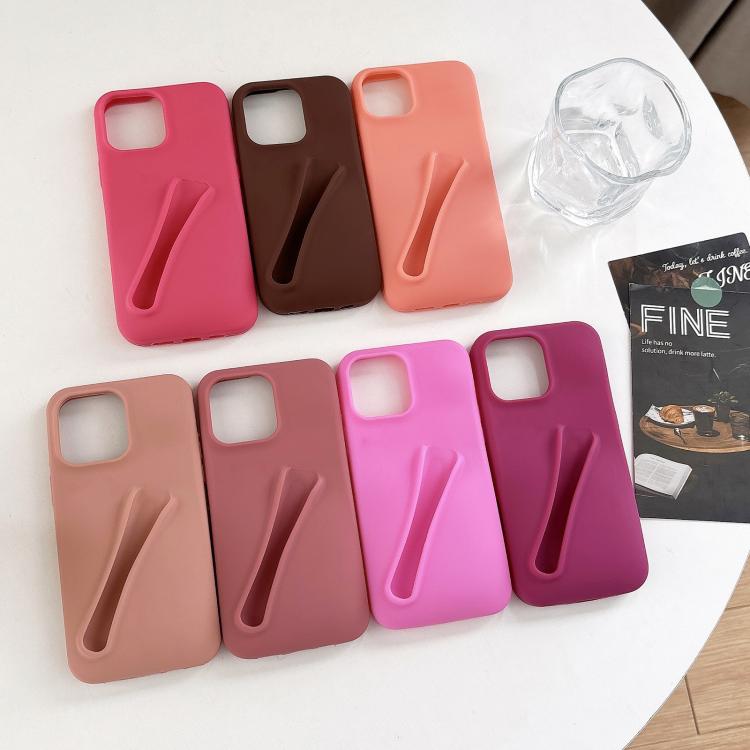 For iPhone 12 Pro Max Lipstick Silicone 3D Phone Case