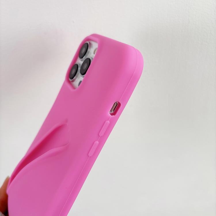 For iPhone 12 Pro Max Lipstick Silicone 3D Phone Case