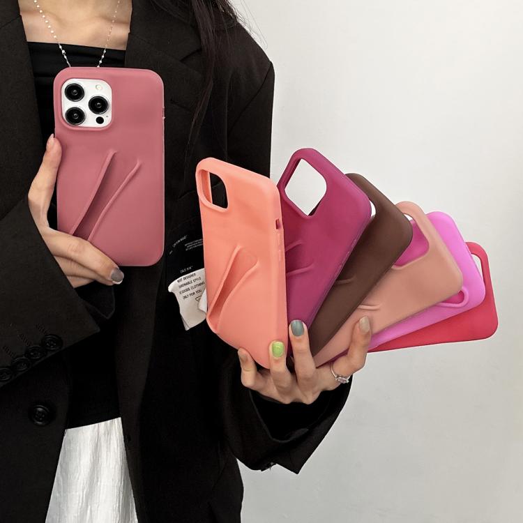 For iPhone 12 Pro Max Lipstick Silicone 3D Phone Case