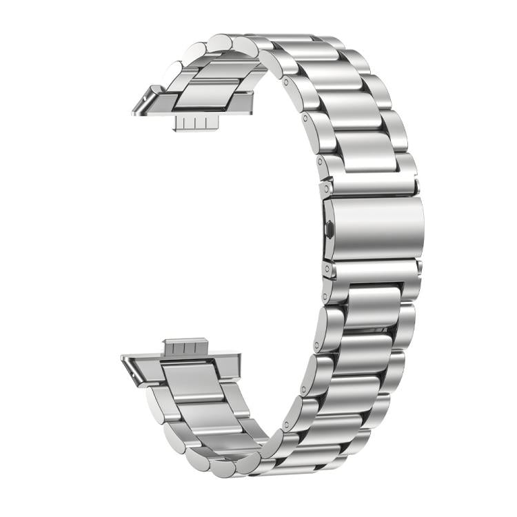 For Huawei Watch Fit3 / Fit4 / Fit4 Pro xDfind Three Beads Quick Release Metal Watch Band
