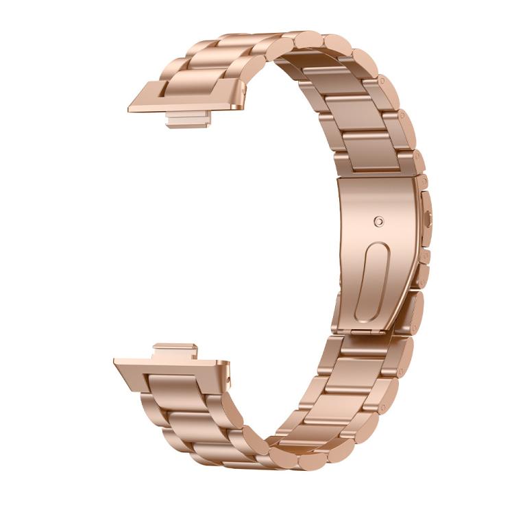 For Huawei Watch Fit3 / Fit4 / Fit4 Pro xDfind Three Beads Quick Release Metal Watch Band