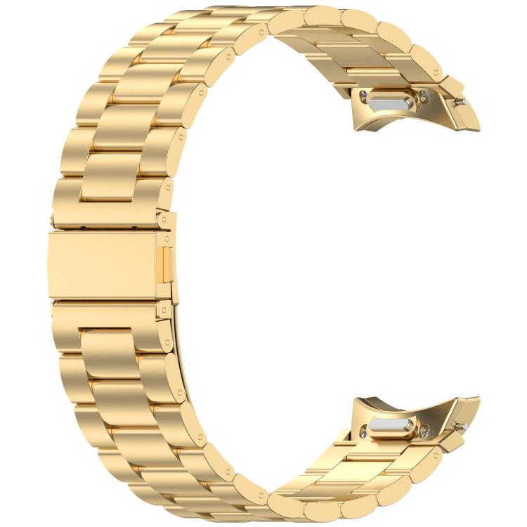 For Samsung Galaxy Watch 7 / FE / 6 / 5 / 4 xDfind Three Beads Metal Watch Band