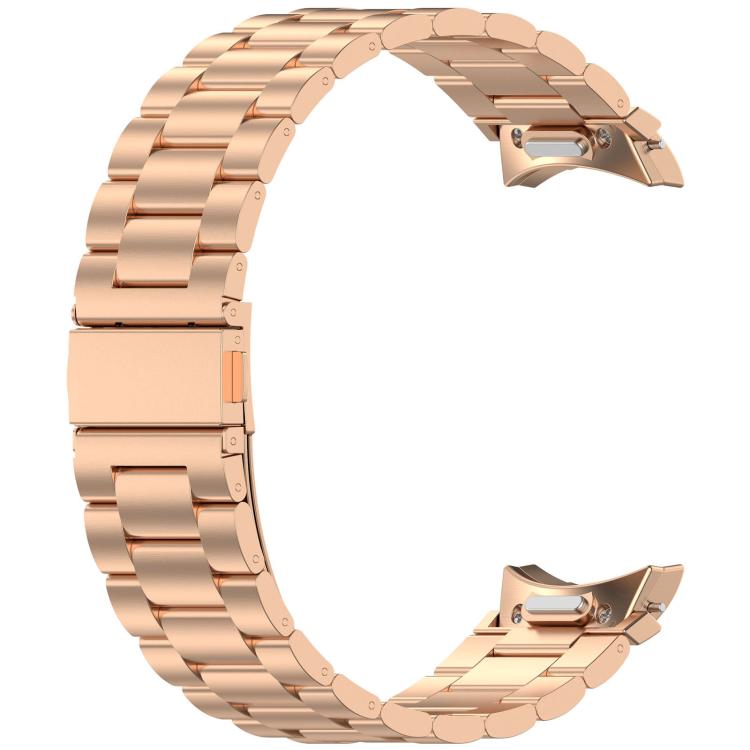 For Samsung Galaxy Watch 7 / FE / 6 / 5 / 4 xDfind Three Beads Metal Watch Band