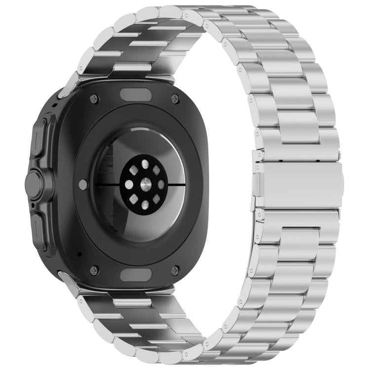For Samsung Galaxy Watch Ultra 47mm xDfind Three Beads Metal Watch Band