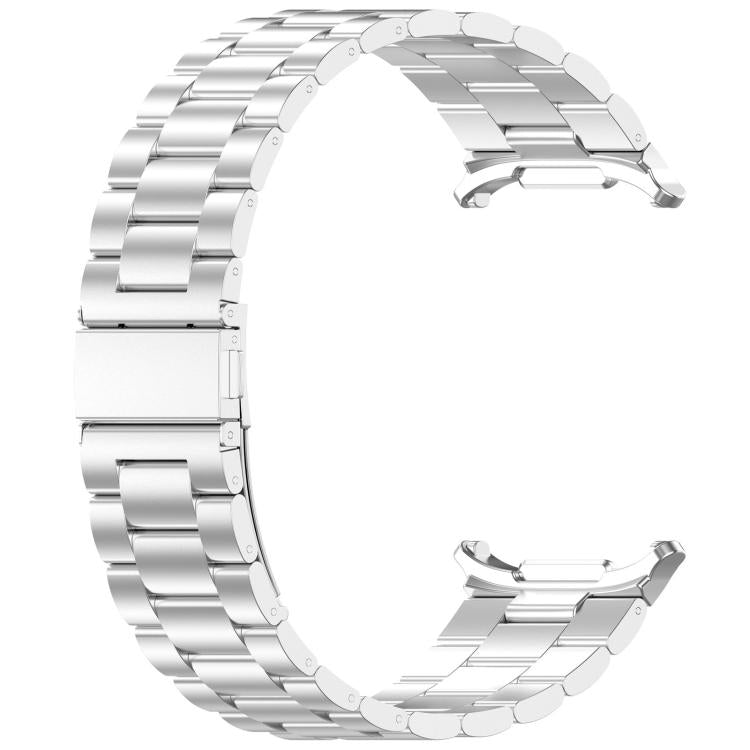 For Samsung Galaxy Watch Ultra 47mm xDfind Three Beads Metal Watch Band