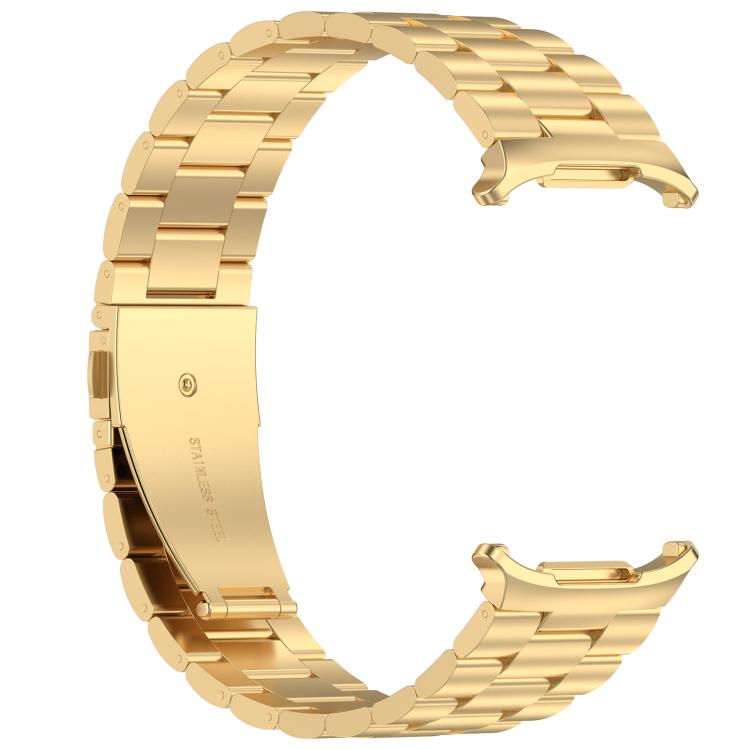 For Samsung Galaxy Watch Ultra 47mm xDfind Three Beads Metal Watch Band