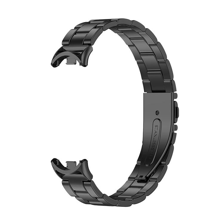 For Xiaomi Smart Band 10 / 9 / 8 NFC xDfind Three Beads Quick Release Metal Watch Band