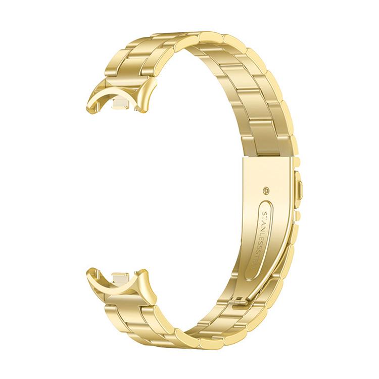 For Xiaomi Smart Band 10 / 9 / 8 NFC xDfind Three Beads Quick Release Metal Watch Band