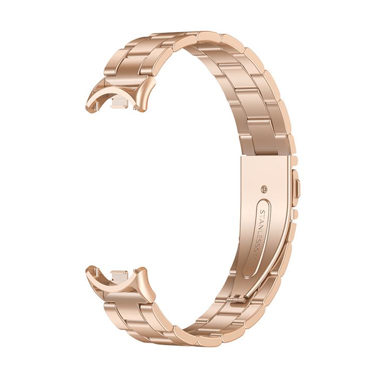 For Xiaomi Smart Band 10 / 9 / 8 NFC xDfind Three Beads Quick Release Metal Watch Band