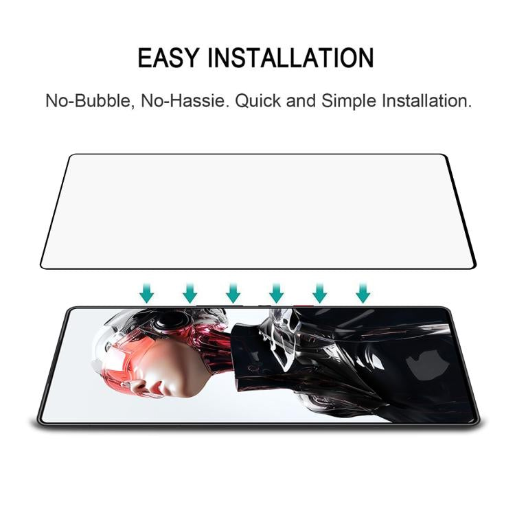 For ZTE nubia Red Magic 10S Pro 10pcs 3D Curved Edge Full Screen Tempered Glass Film