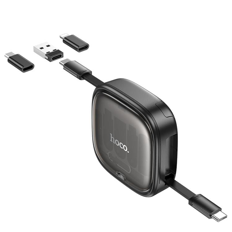 hoco U140 Type-C to Type-C Multi-function Retractable Storage Data Cable