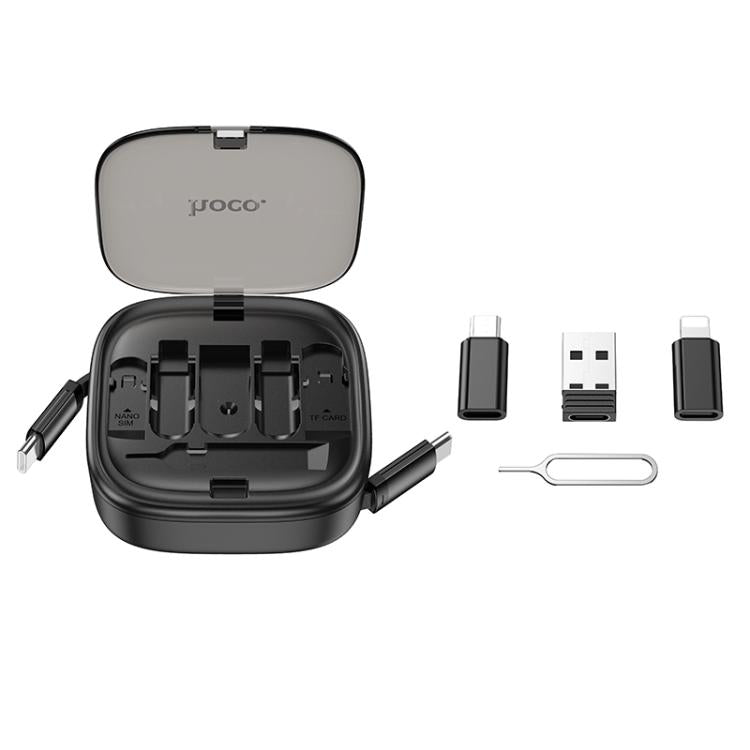hoco U140 Type-C to Type-C Multi-function Retractable Storage Data Cable