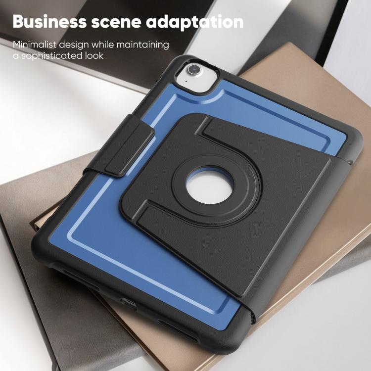 For iPad Air 11 2026 / 2025 / 2024 Honeycomb Magnetic Rotation Holder Leather Smart Tablet Case