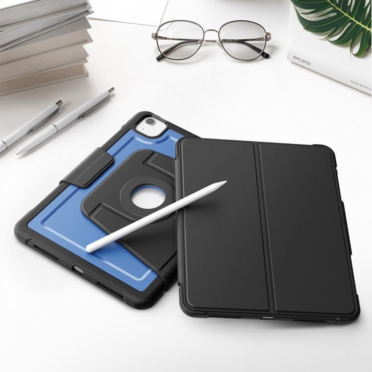 For iPad Air 11 2026 / 2025 / 2024 Honeycomb Magnetic Rotation Holder Leather Smart Tablet Case