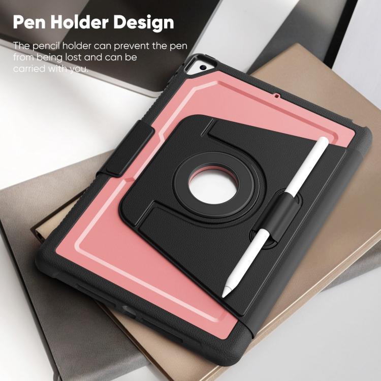 For iPad 10.2 2021 / Air 10.5 Honeycomb Magnetic Rotation Holder Leather Smart Tablet Case