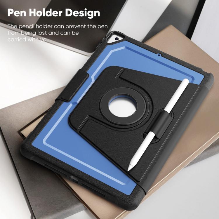 For iPad 10.2 2021 / Air 10.5 Honeycomb Magnetic Rotation Holder Leather Smart Tablet Case