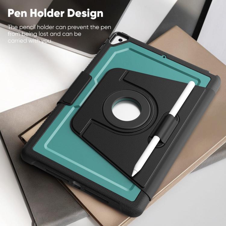 For iPad 10.2 2021 / Air 10.5 Honeycomb Magnetic Rotation Holder Leather Smart Tablet Case
