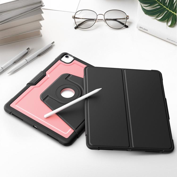 For iPad Air 13 2026 / 2025 / 2024 Honeycomb Magnetic Rotation Holder Leather Smart Tablet Case
