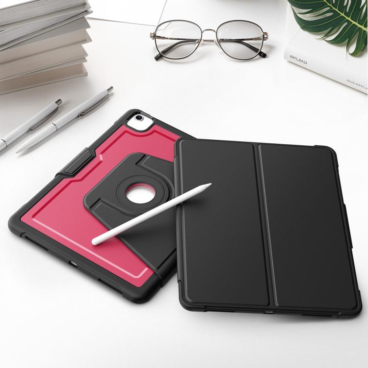 For iPad Air 13 2026 / 2025 / 2024 Honeycomb Magnetic Rotation Holder Leather Smart Tablet Case