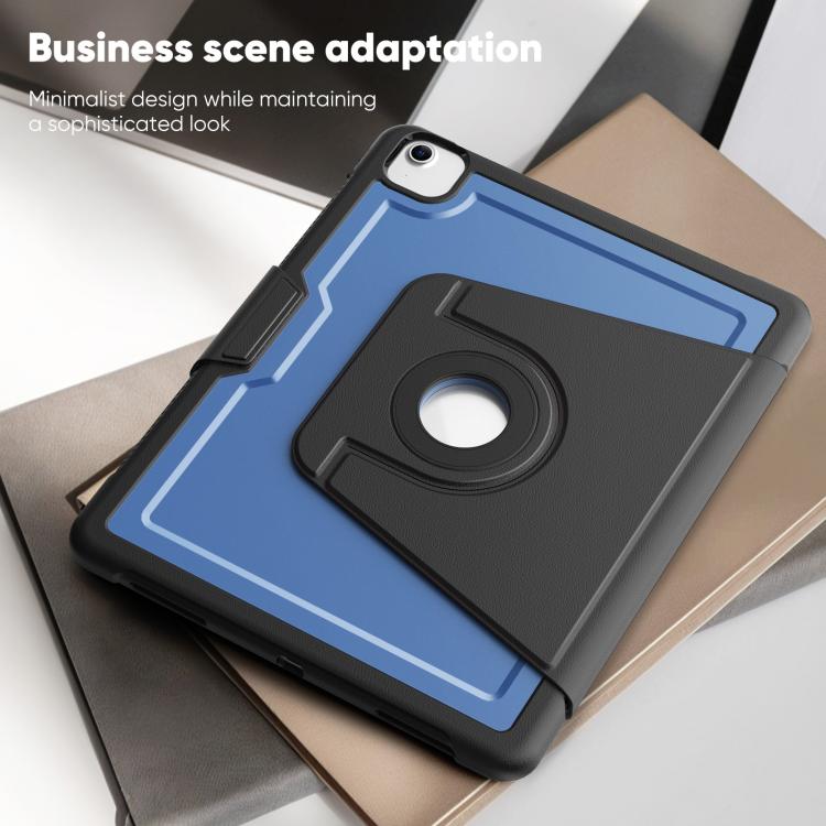 For iPad Air 13 2026 / 2025 / 2024 Honeycomb Magnetic Rotation Holder Leather Smart Tablet Case