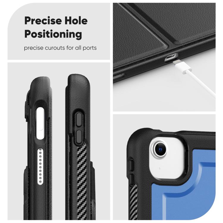 For iPad Air 13 2026 / 2025 / 2024 Honeycomb Magnetic Rotation Holder Leather Smart Tablet Case