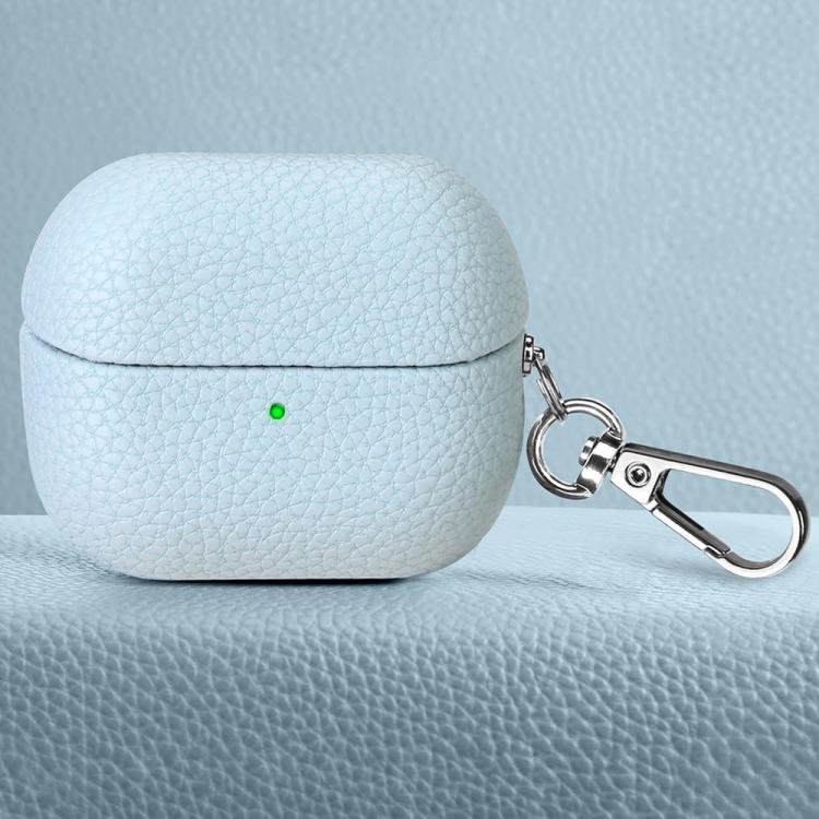 For Samsung Galaxy Buds 3 / 3 Pro Litchi Texture PU Earphones Case with Hook