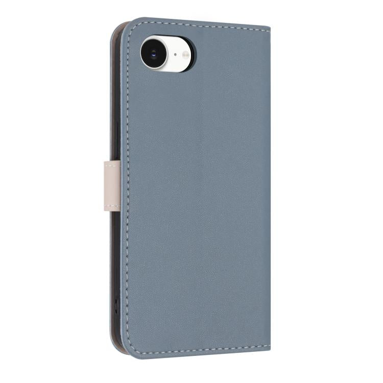For iPhone 17e / 16e Metal Bow Leather Phone Case with Hand Strap