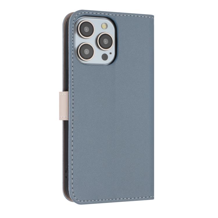 For iPhone 16 Pro Metal Bow Leather Phone Case with Hand Strap