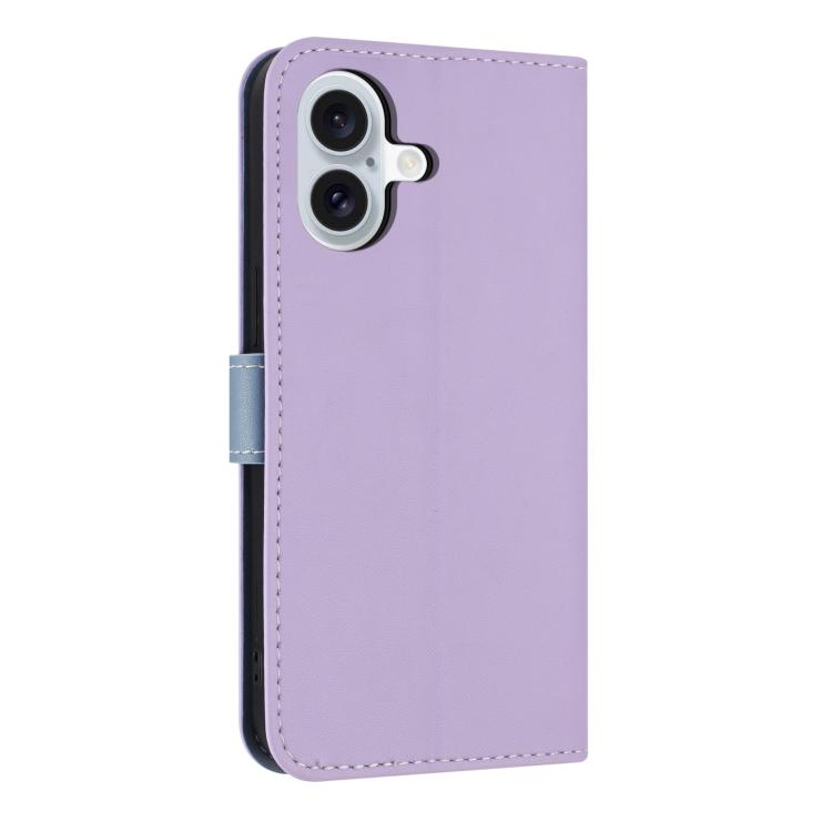 For iPhone 16 Metal Bow Leather Phone Case with Hand Strap