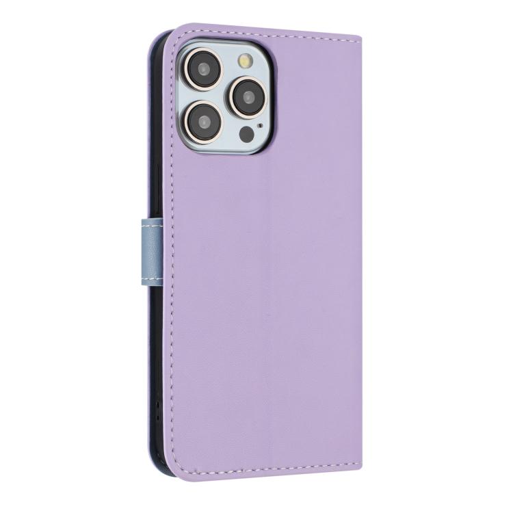 For iPhone 14 Pro Metal Bow Leather Phone Case with Hand Strap