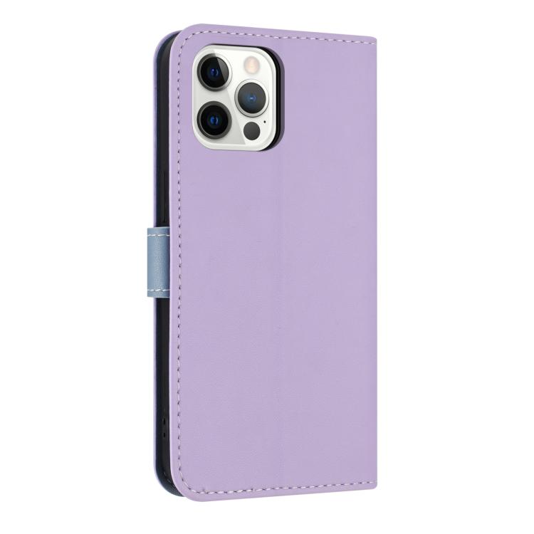 For iPhone 12 Pro Max Metal Bow Leather Phone Case with Hand Strap