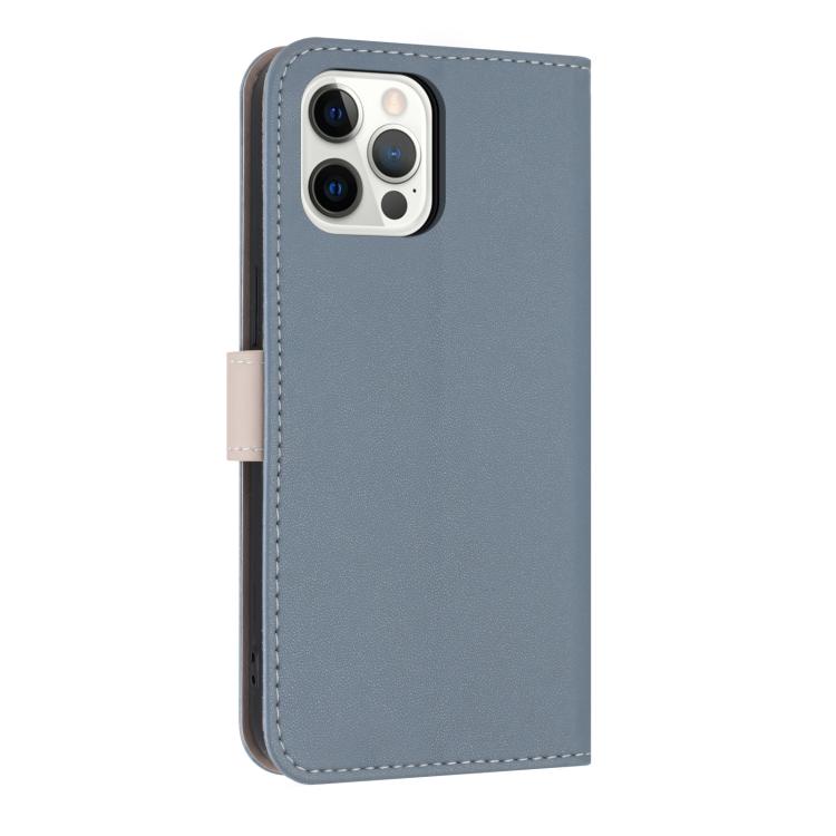 For iPhone 12 Pro Max Metal Bow Leather Phone Case with Hand Strap