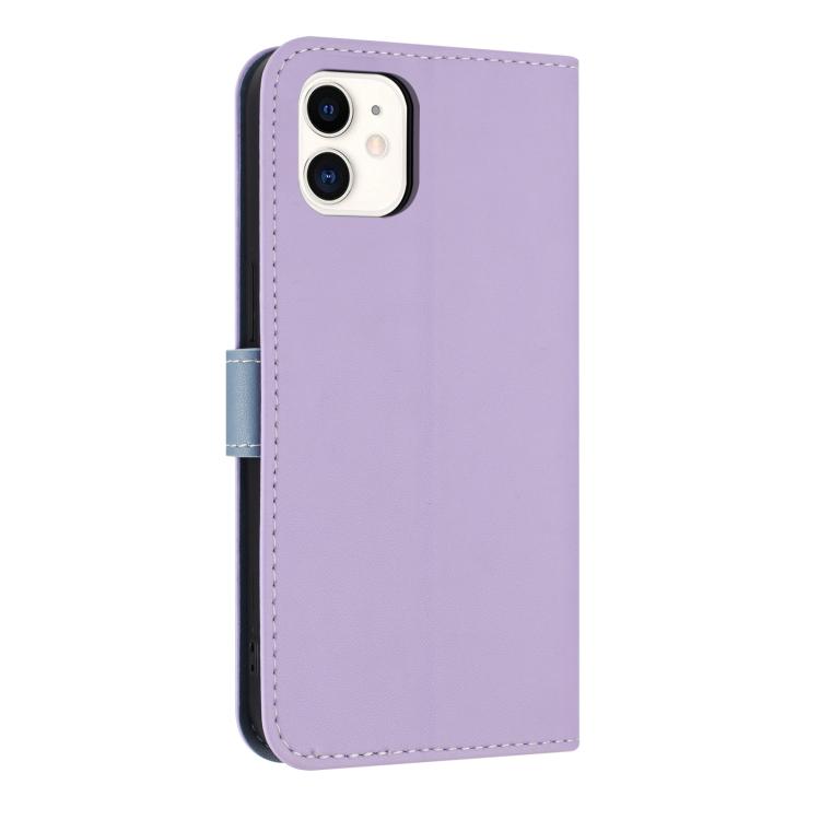 For iPhone 11 Metal Bow Leather Phone Case with Hand Strap
