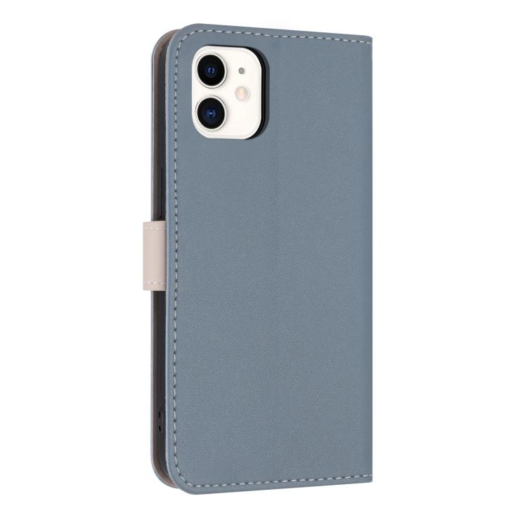 For iPhone 11 Metal Bow Leather Phone Case with Hand Strap