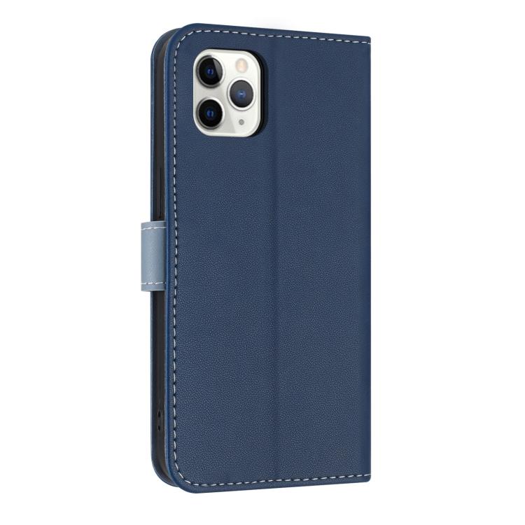 For iPhone 11 Pro Metal Bow Leather Phone Case with Hand Strap