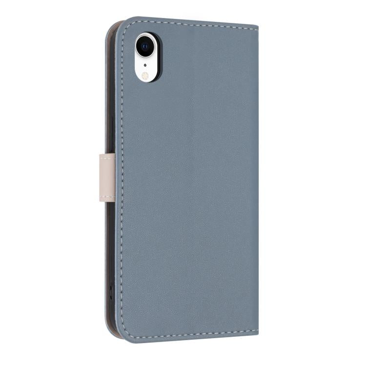 For iPhone XR Metal Bow Leather Phone Case with Hand Strap