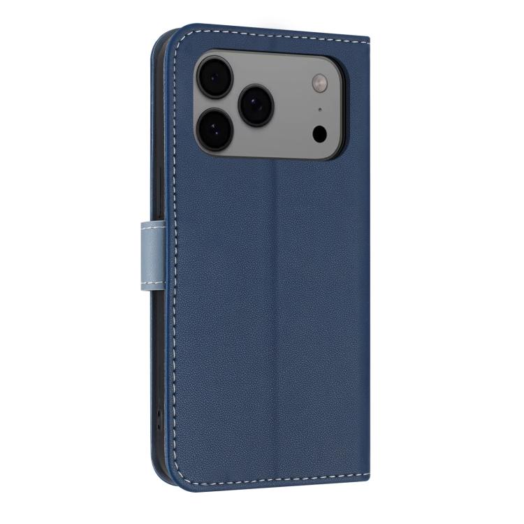 For iPhone 17 Pro Max Metal Bow Leather Phone Case with Hand Strap