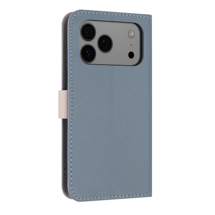 For iPhone 17 Pro Max Metal Bow Leather Phone Case with Hand Strap
