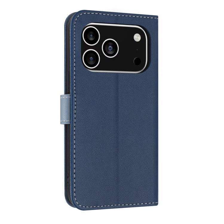 For iPhone 17 Pro Metal Bow Leather Phone Case with Hand Strap