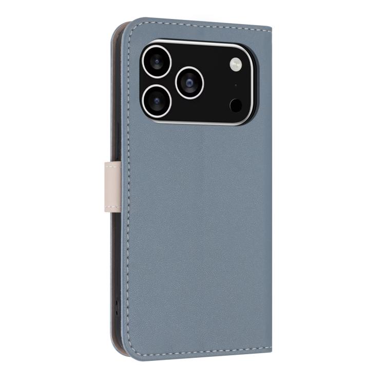 For iPhone 17 Pro Metal Bow Leather Phone Case with Hand Strap