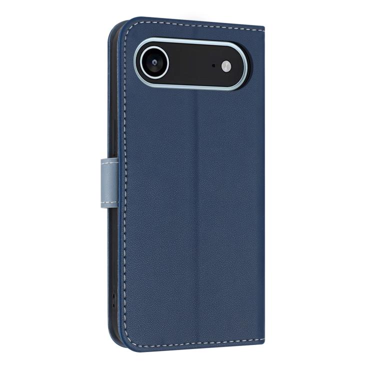 For iPhone Air Metal Bow Leather Phone Case with Hand Strap