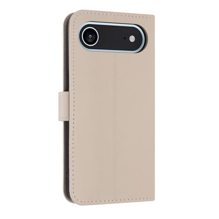 For iPhone Air Metal Bow Leather Phone Case with Hand Strap