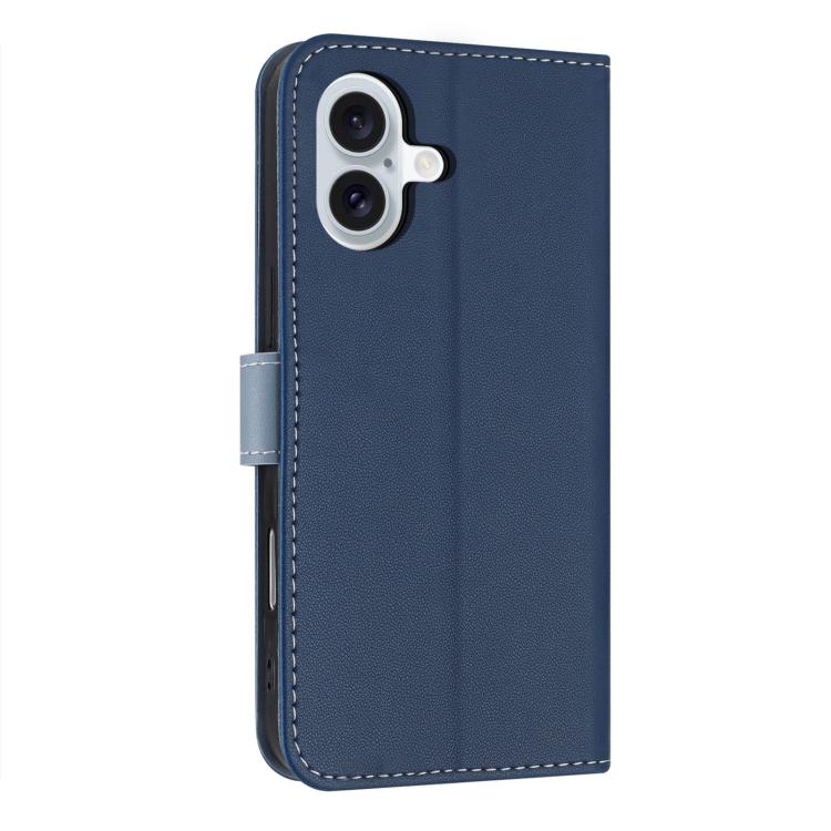 For iPhone 17 Metal Bow Leather Phone Case with Hand Strap