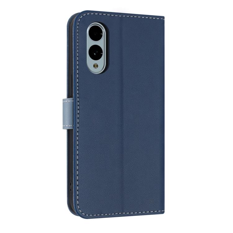 For Fujitsu Arrows We2 F-52E Metal Bow Leather Phone Case with Hand Strap