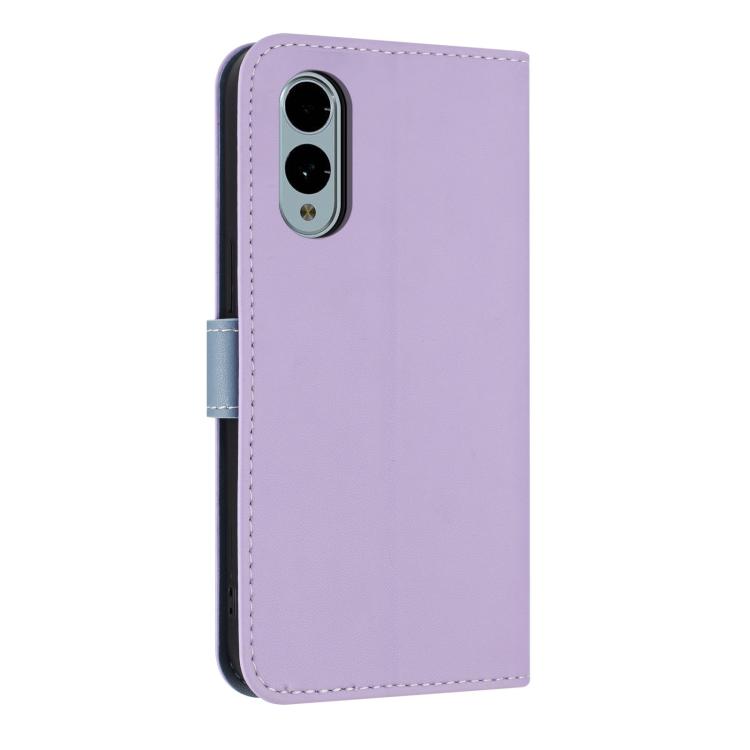 For Fujitsu Arrows We2 F-52E Metal Bow Leather Phone Case with Hand Strap