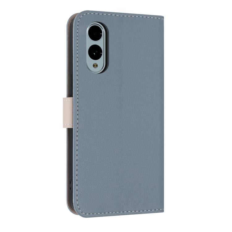 For Fujitsu Arrows We2 F-52E Metal Bow Leather Phone Case with Hand Strap