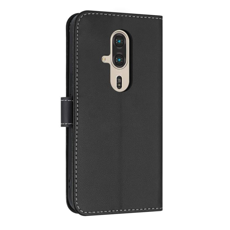 For Fujitsu Rakuraku F-53E Metal Bow Leather Phone Case with Hand Strap