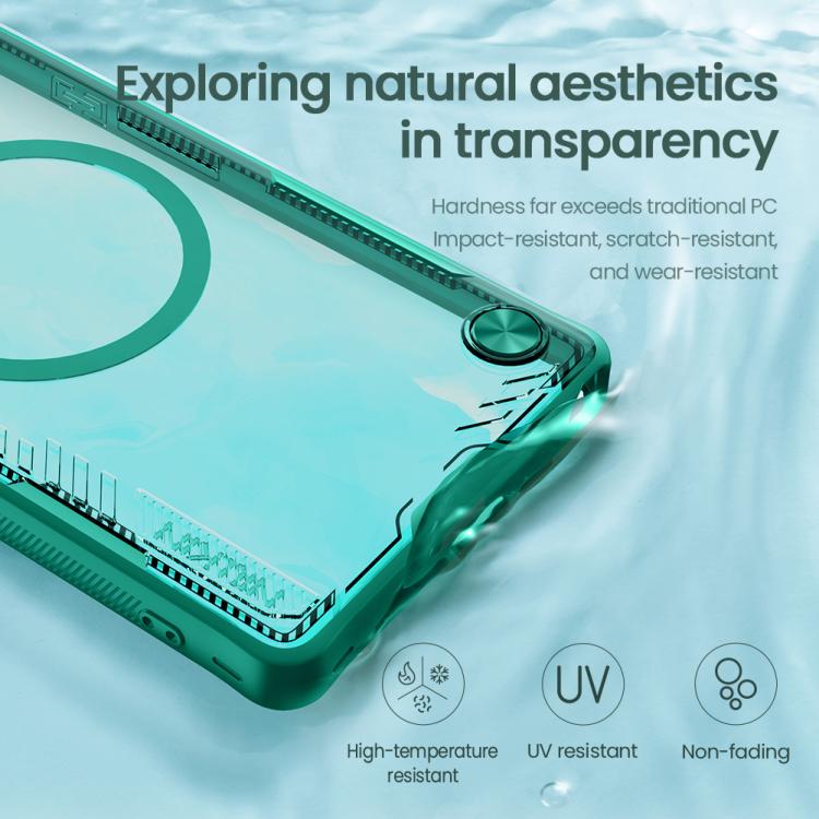 For Samsung Galaxy S25 Ultra 5G NILLKIN Ice Air Prop Series MagSafe Magnetic Frame Version Phone Case